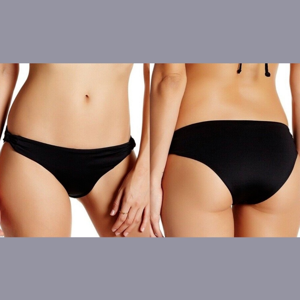 NEW Onia [ Large ] Rachel‎ Adjustable Bikini Bottom in Jet Black
